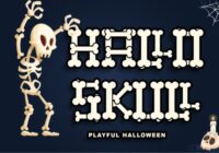 Hallo Skull Font - Featured Image