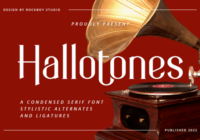 Hallotones Font - Featured Image