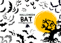 Halloween Bat Font - Featured Image