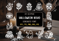 Halloween Boho Font - Featured Image
