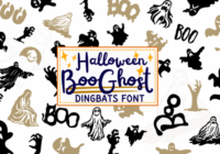 Halloween Boo Ghost Font - Featured Image