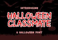 Halloween Classmate Font - Featured Image