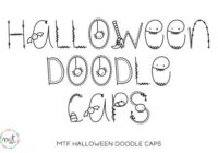 Halloween Doodle Caps Font - Featured Image
