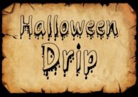 Halloween Drip Font - Featured Image