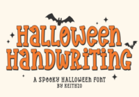 Halloween Handwriting Font - Featured Image