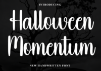Halloween Momentum Font - Featured Image