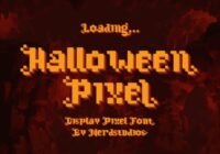 Halloween Pixel Font - Featured Image