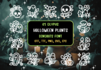 Halloween Plants Font - Featured Image