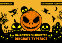 Halloween Silhouette Font - Featured Image