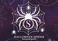 Halloween Spider Monogram Font - Featured Image