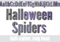 Halloween Spiders Font - Featured Image