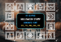 Halloween Stamp Font - Featured Image