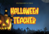Halloween Teacher Font - Featured Image