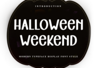 Halloween Weekend Font - Featured Image