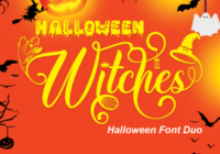 Halloween Witches Duo Font - Featured Image