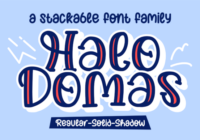 Halo Domas Font - Featured Image