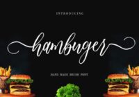 Hambuger Font - Featured Image