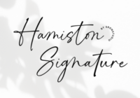Hamiston Font - Featured Image