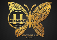 Hamna Monogram Font - Featured Image