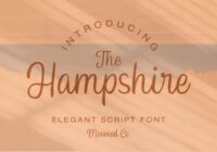 Hampshire Font - Featured Image