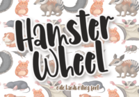 Hamster Wheel Font - Featured Image