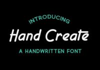 Hand Create Font - Featured Image