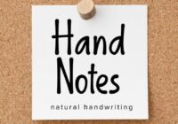 Hand Notes Font - Featured Image