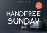 Handfree Sunday Font - Featured Image