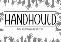 Handhould Font - Featured Image