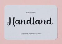 Handland Font - Featured Image