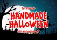 Handmade Halloween Font - Featured Image