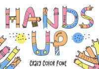 Hands Up Crazy Font - Featured Image