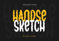 Handse Sketch Font - Featured Image