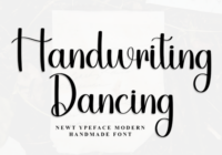 Handwriting Dancing Font - Featured Image