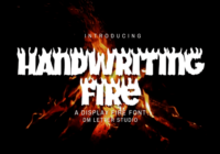 Handwriting Fire Font - Featured Image