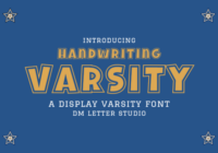 Handwriting Varsity Font - Featured Image