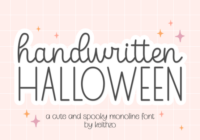 Handwritten Halloween Font - Featured Image