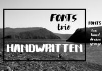 Handwritten Trio Font - Featured Image