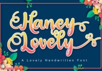 Haney Lovely Font - Featured Image