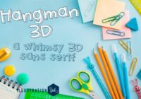 Hangman 3d Font - Featured Image