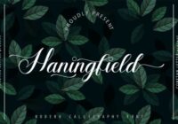 Haningfield Font - Featured Image