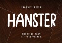 Hanster Font - Featured Image