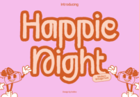 Happie Night Font - Featured Image