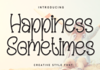 Happiess Sometimes Font - Featured Image