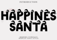 Happines Santa Font - Featured Image