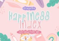 Happiness Index Font - Featured Image