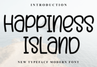 Happiness Island Font - Featured Image