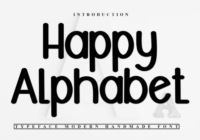Happy Alphabet Font - Featured Image