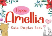 Happy Amellia Font - Featured Image