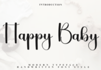 Happy Baby Font - Featured Image
